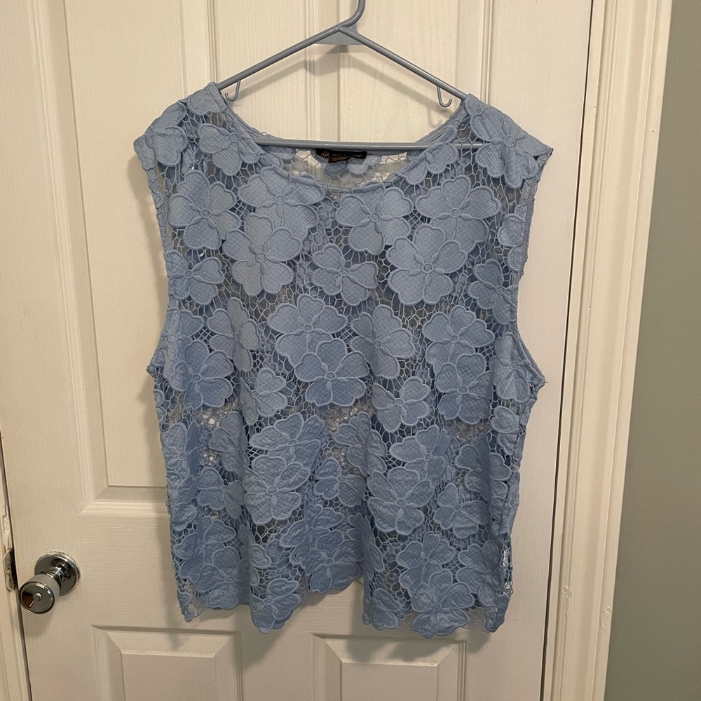 Crochet sleeveless top